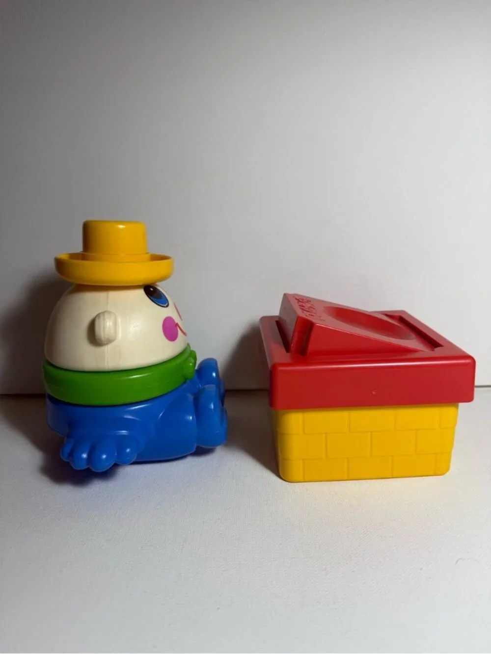 Vintage Playskool Pop Up Humpty Dumpty Stacking Toy 1986 GUC